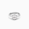 Silver Zircon Vintage Ring