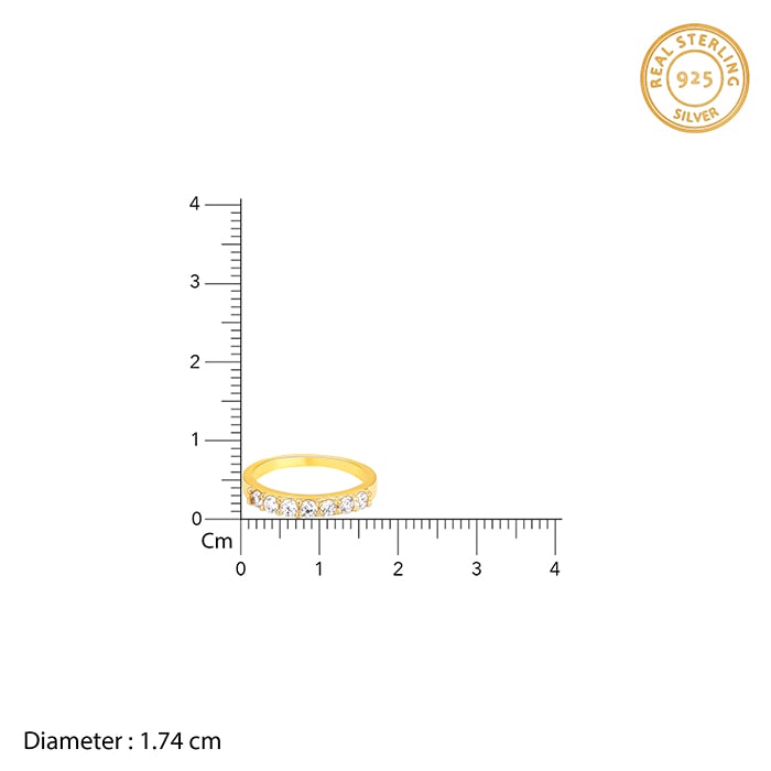 Golden Halo of Love Ring