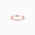 Rose Gold Zircon Tune of Wave Ring