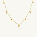 Star Drop Layered Necklace