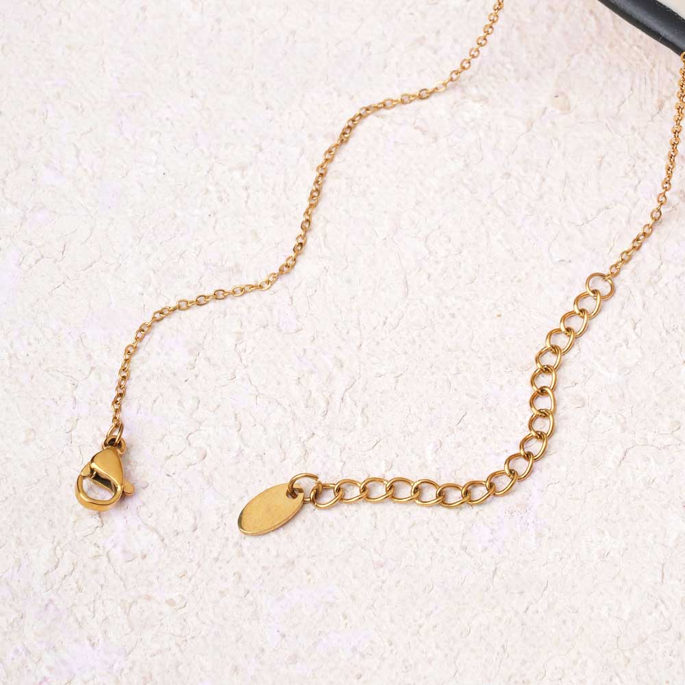 Star Drop Layered Necklace - 2