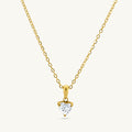 Regal Radiance Solitaire Necklace