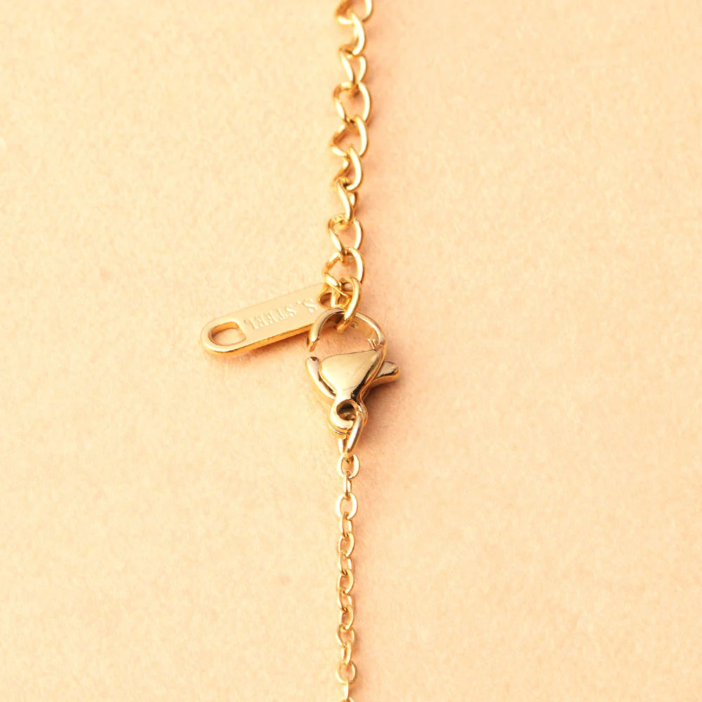 Glitz Knot Halo Heart Pendant Necklace - 1