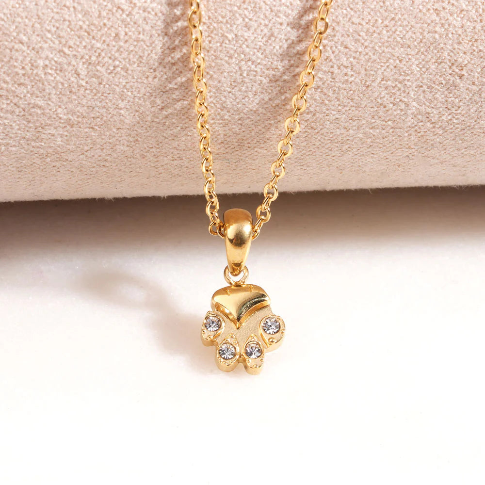 Petite Floral Crown Pendant Necklace - 2