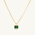 Emerald Ice Pendant Necklace