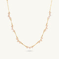 Floral Vine Pearl Necklace