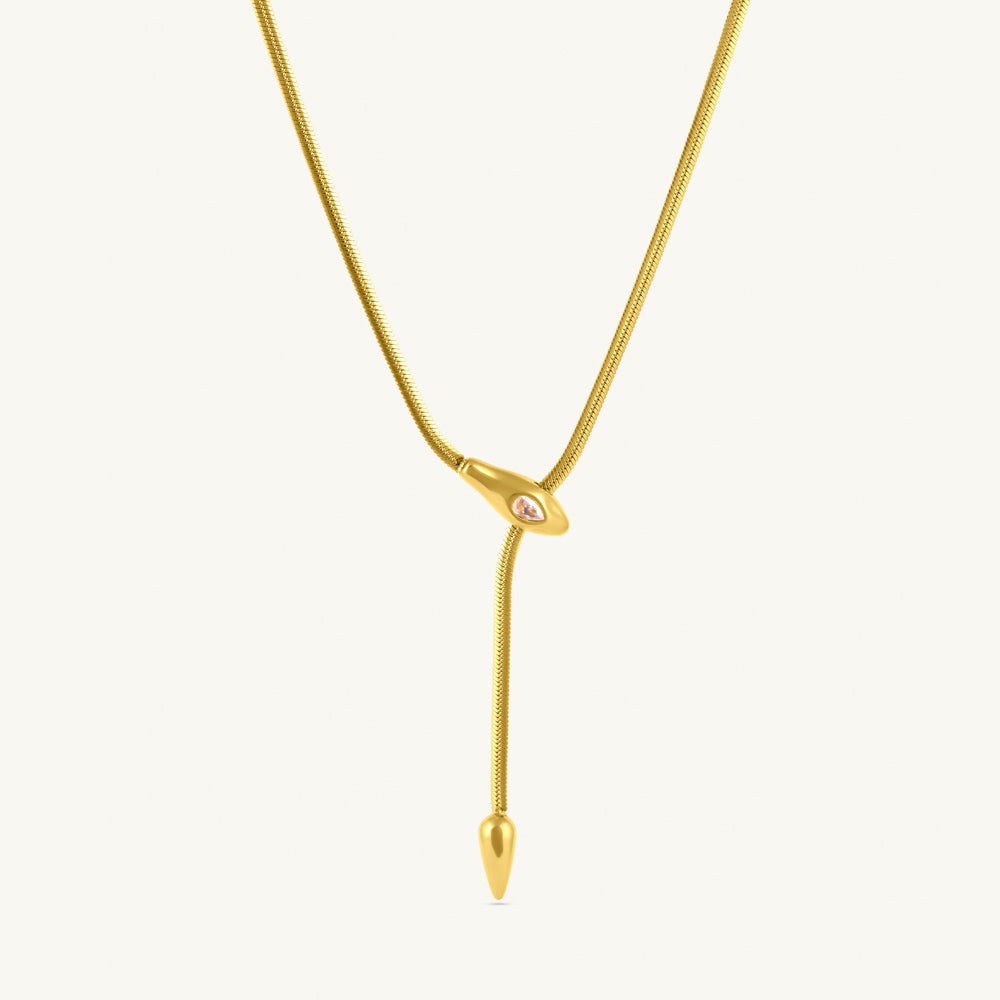 Dangle Snake Chain Necklace