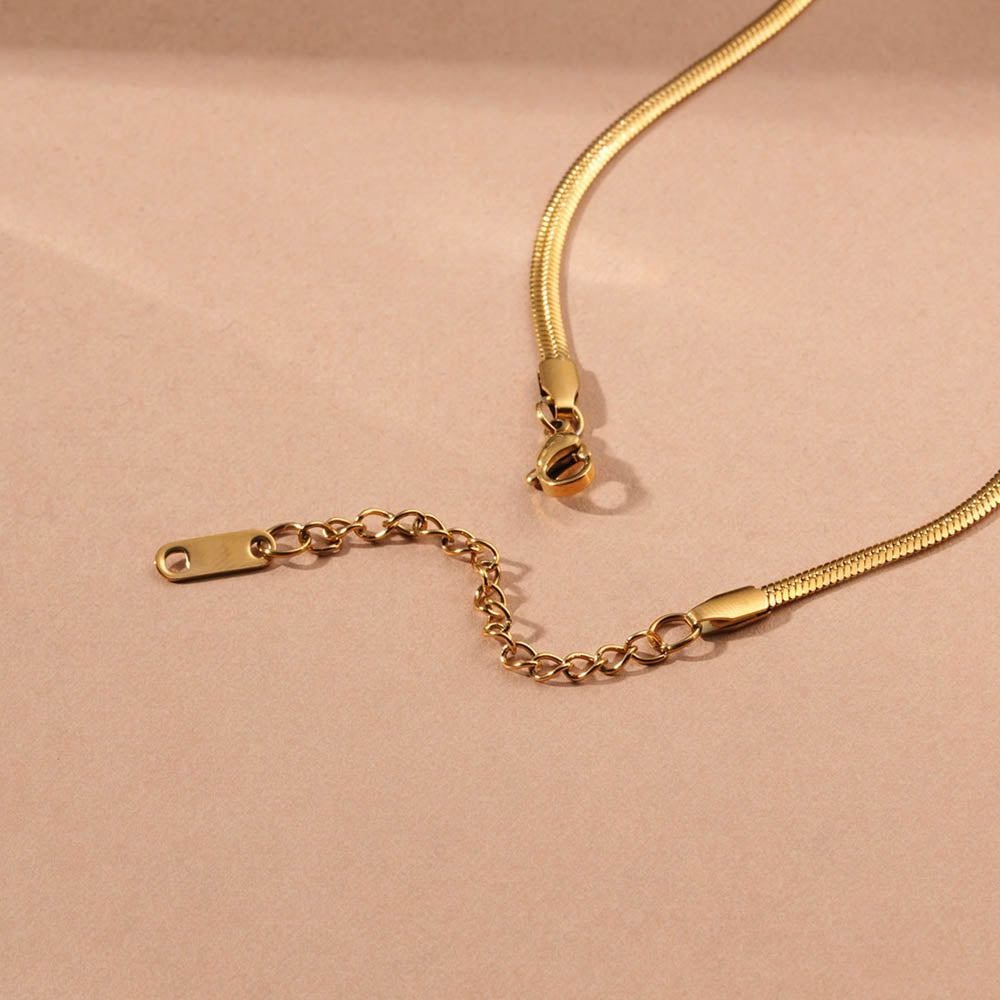 Dangle Snake Chain Necklace - 3