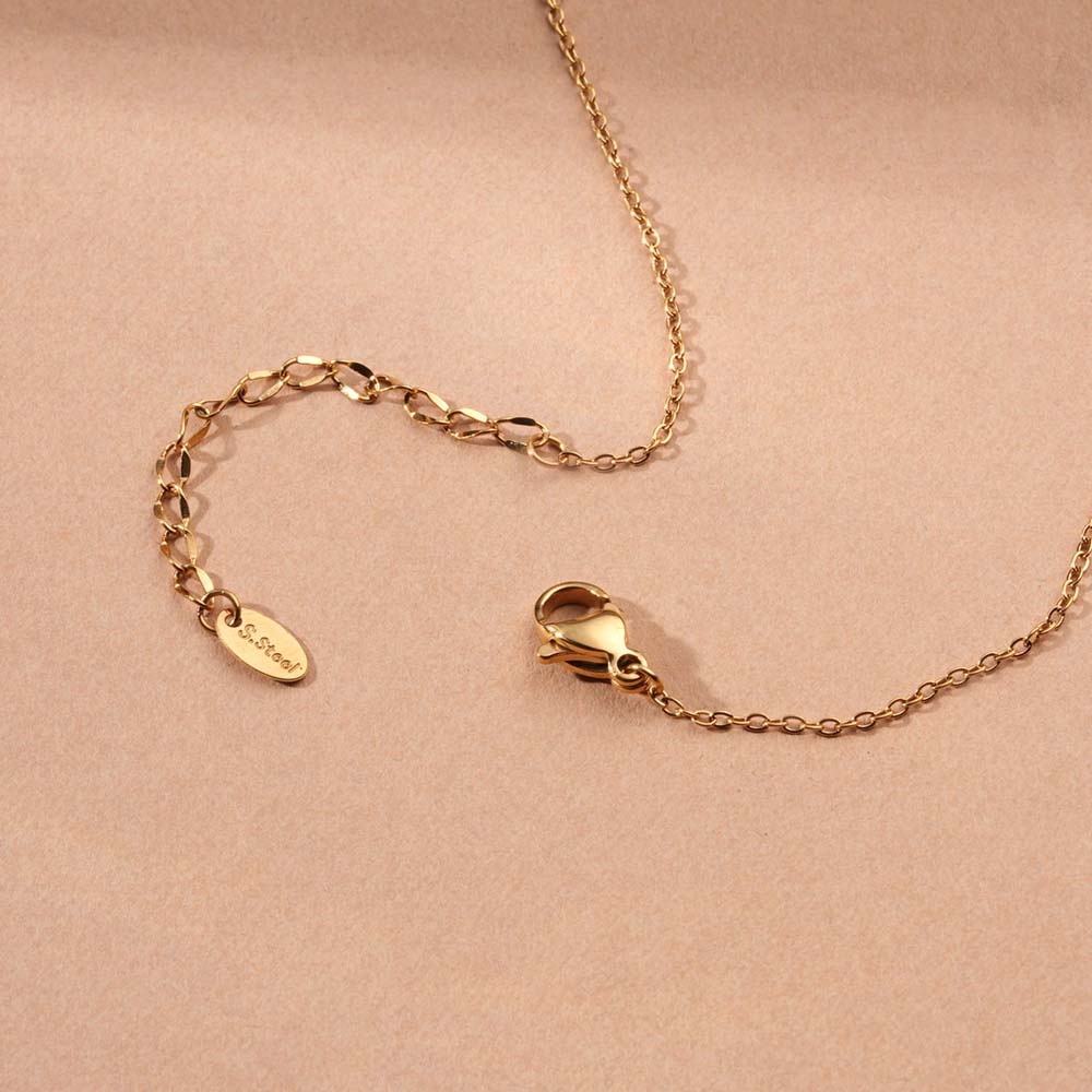 Double Pearl Bar Pendant Necklace - 3