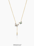 Soriel Butterfly Drop Necklace - Swashaa
