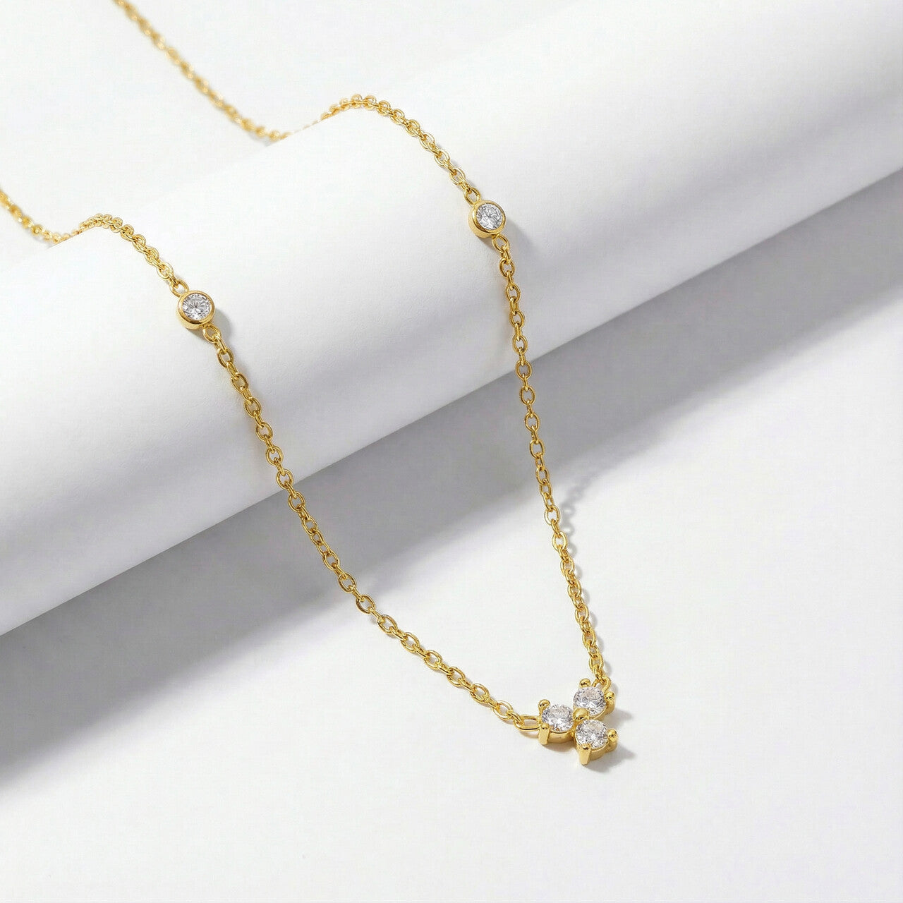 Trio of Twinkle Necklace