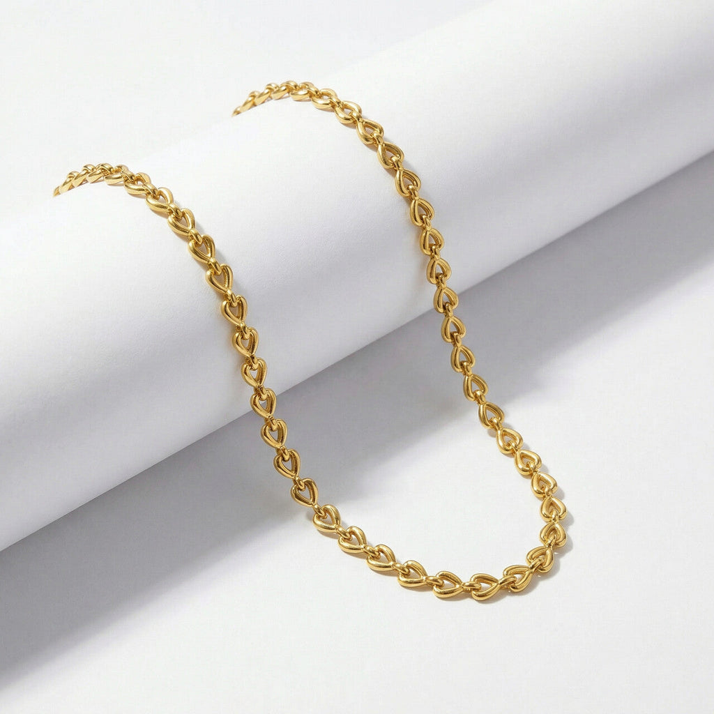 Heart Link Chain Necklace