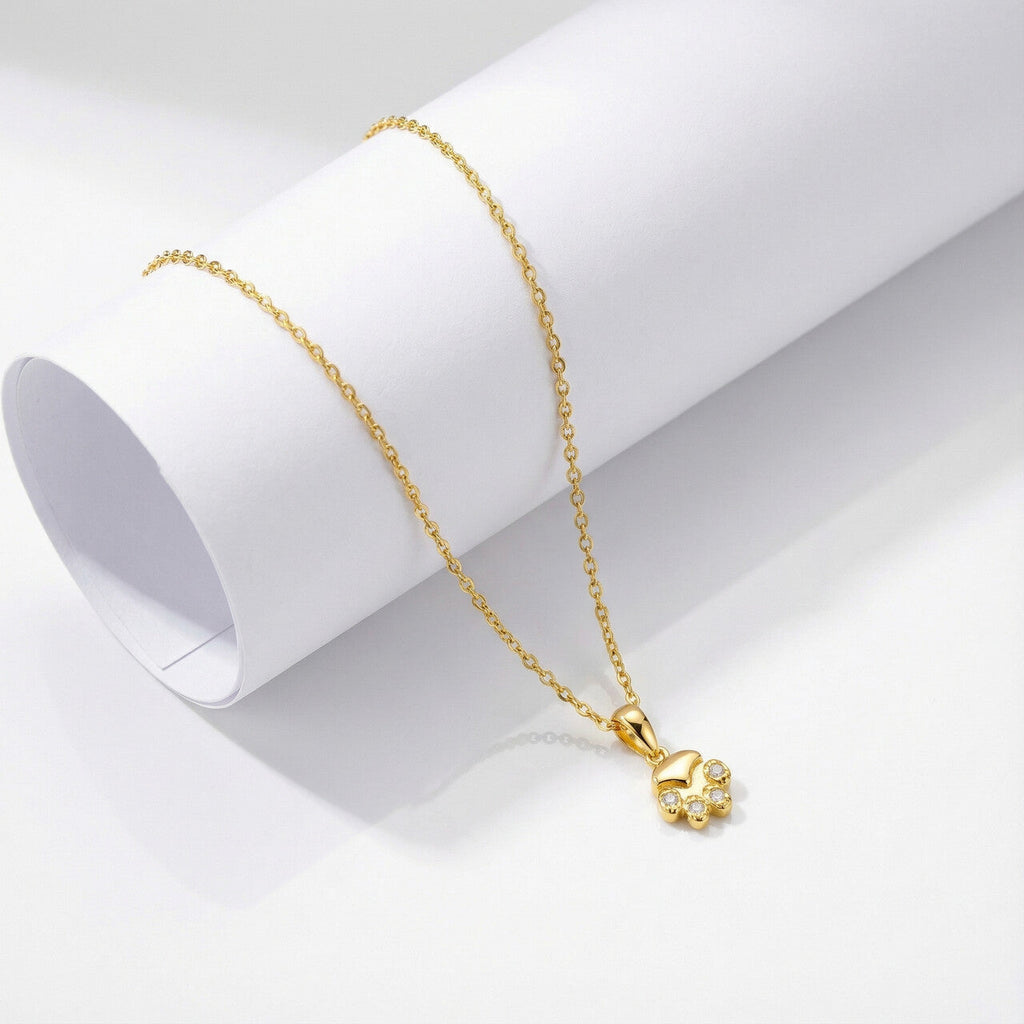 Petite Floral Crown Pendant Necklace