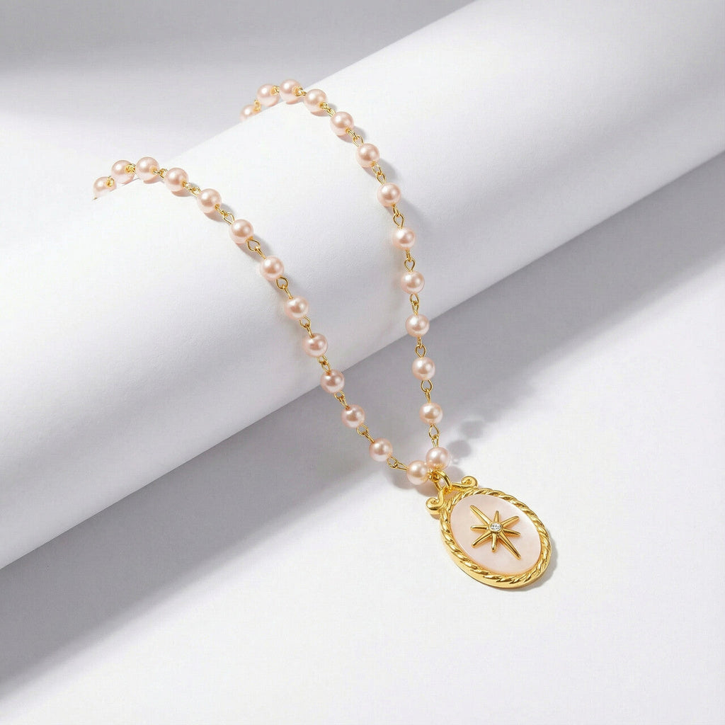 Celestial Grace Pearl Pendant