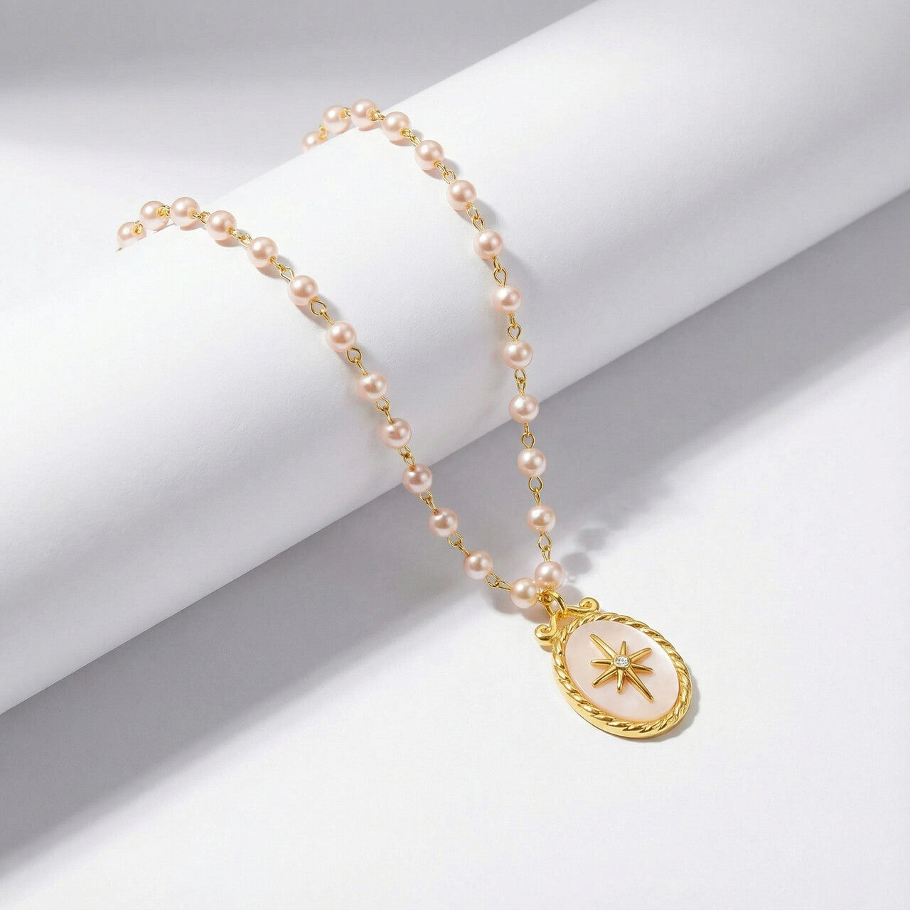 Celestial Grace Pearl Pendant